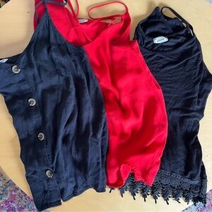 Lot of 3 Pimkie Collection Going Out Tank Tops Medium